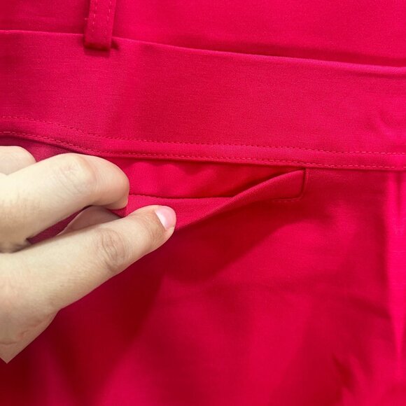 Kay Unger New York Ponte Bootcut Pants Women's 3X Magenta Wrinkle Free Stretch - Picture 10 of 16